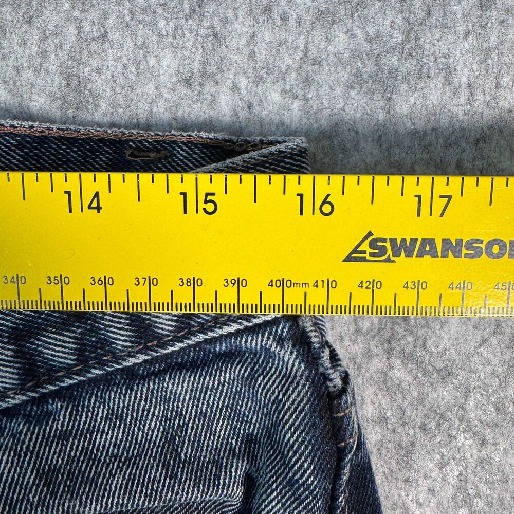 VTG Levis 501XX Jeans Mens 36x32 Measures 32x31 Blue Acid Wash Denim Y2K - Picture 4 of 14